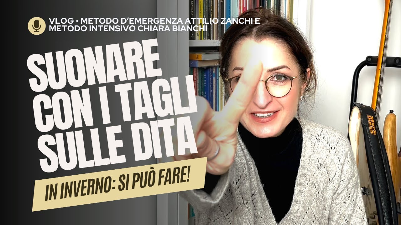 Suonare con i tagli sulle dita si può fare! Metodo Attilio Zanchi e