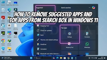 How to Remove Suggested Apps and Top Apps from Search Box in Windows 11