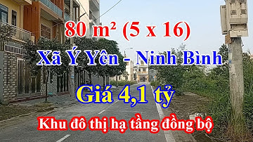 Tập 406: Bán lô đất đẹp khu đô thị trung tâm xã Ý Yên – 80m², không gian xanh, mát lành, giá hợp lý!