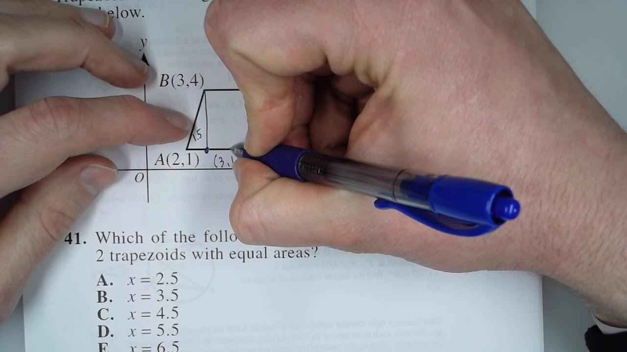 2017 2018 ACT Prep Math #41 - YouTube