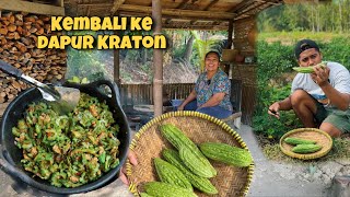 BANUNG AKHIRNYA BISA MASAK SENDIRI || MASAK PARE HASIL PANEN DI SAWAH || DAPUR KRATON