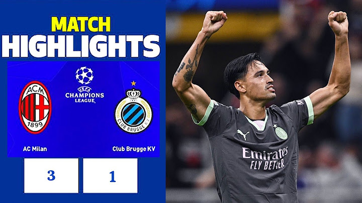 AC Milan vs Club Brugge (3-1) Gli Highlights | Lega dei Campioni | Milan Brugge | ac milan brugge
