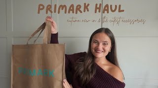 PRIMARK HAUL *new in autumn and the cutest accessories*🤎🫶🏽🍂🦇✨