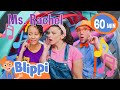 Blippi ms rachel and meekahs musical day  moonbug kids  fun stories and colors