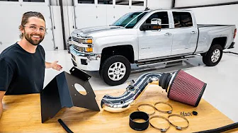 Crazy Turbo Noises with this Silverado/Sierra K&N Cold Air Intake