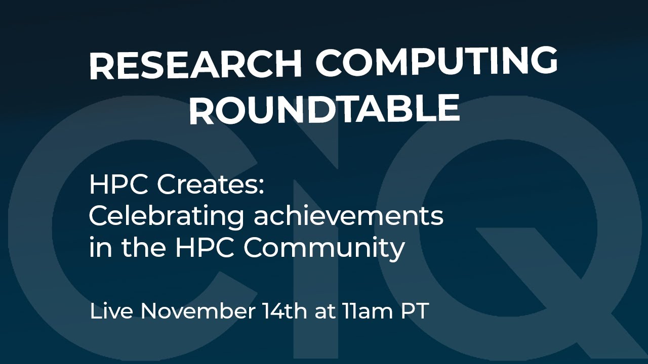HPC Creates: Celebrating achievements in the HPC Community - YouTube