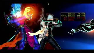 [UMVC3] Dormammu/Dante BnB: Corner Throw, 891k, 2 Bars.
