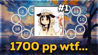 The Story of the First 1700 PP play | osu!
