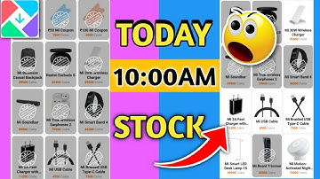 Getapps 10:00AM Stock | Mi Smartband 4 Aur Mi Trimmer Aya Hi Nahi😡