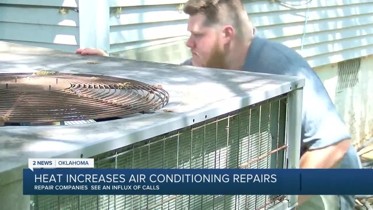 Tulsa area air conditioning repair companies see influx of calls in