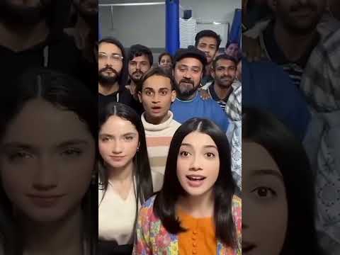 Reham Rafiq And Aina Asif Last Day Funny Video On Judwaa Drama Set Rehamrafiq Ainaasif Judwaadrama