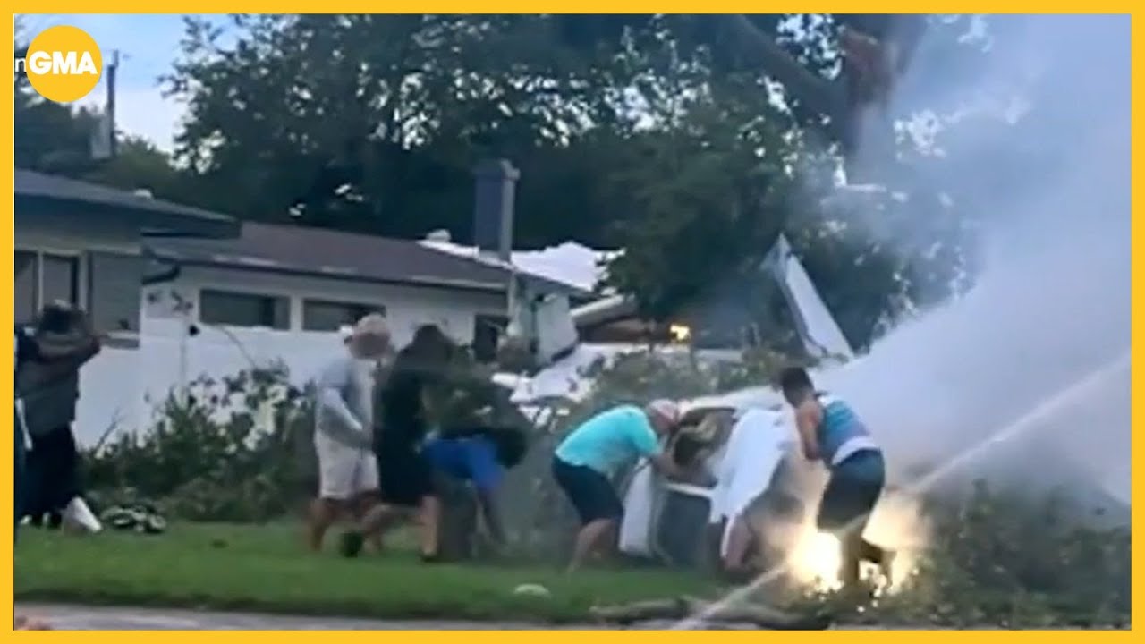 Hero neighbors save people from Florida plane crash