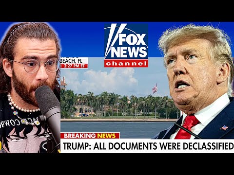 Thumbnail for Fox News LYING About Trump''s Documents | Trump Declassified Documents In HIS MIND | HasanAbi Reacts