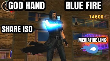God Hand Mod Blue Fire Hard Gameplay No Damage - AetherSX2 v1785 PCSX2