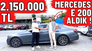 2.150.000 TL MERCEDES E200 ALDIK !