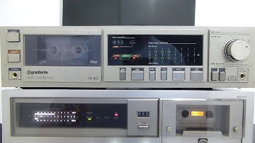 Teste de deck Gradiente DS-40 com cabeça Alps UltraCore - video 4