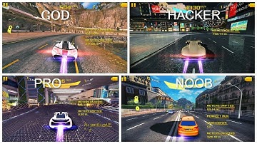 Asphalt 8 Noob vs Pro vs Hacker vs God! Part-1