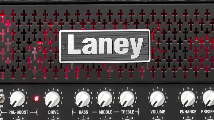 The new Tony Iommi TI100 signature amp by Laney Am...