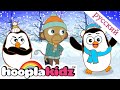 Зимний пингвин | The penguin song | @HooplaKidz песенки для детей |Стихи для детей