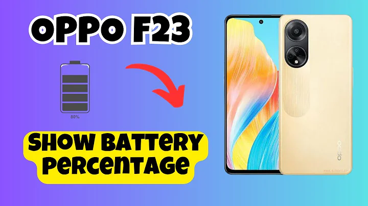 OPPO F23 Show battery percentage || How to show battery percentage || Battery percentage settings