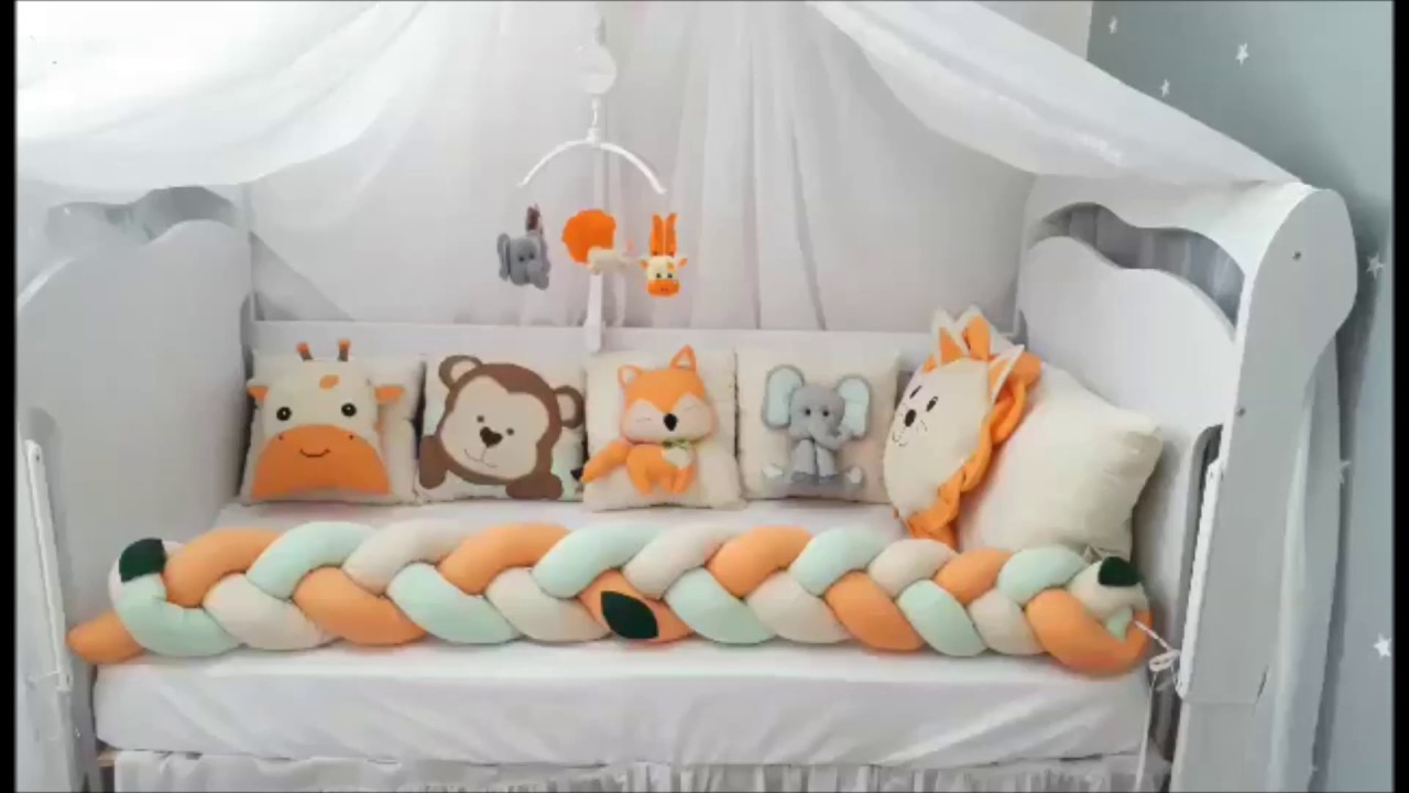 Kit Berço Safari Trança - YouTube