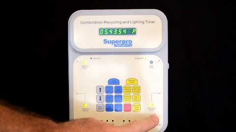 Combination Recycling and Lighting Timer CRL 1