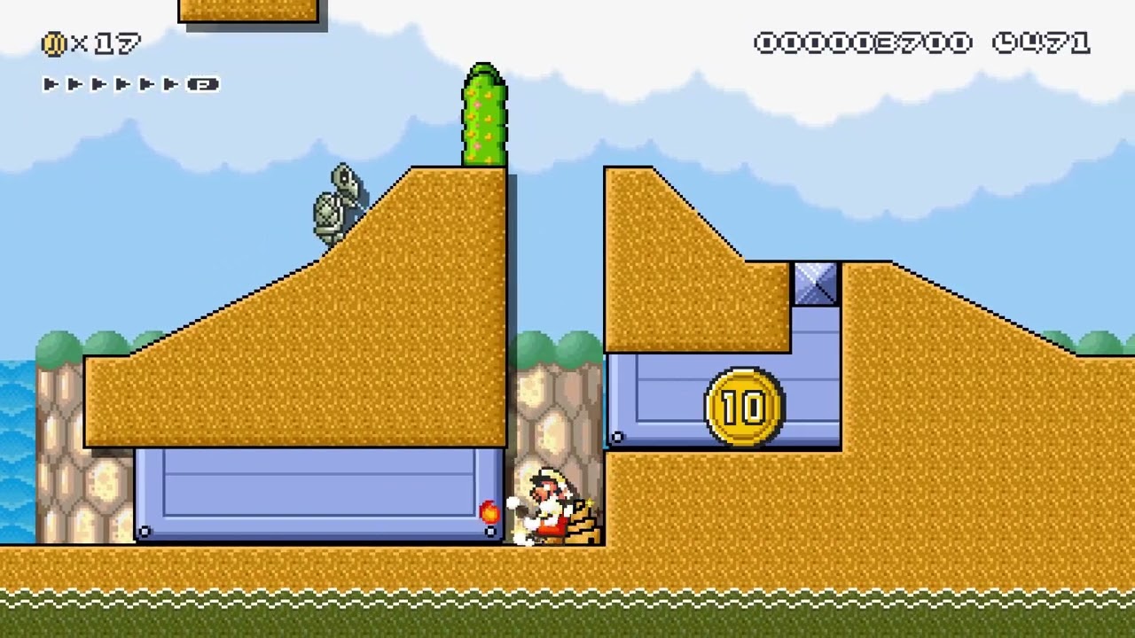 What If Super Mario Maker 2 Had a SMB1 SMB3 All Stars Beach Course Theme?