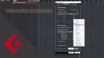 Cubase Quick Tip | Customize Metronome
