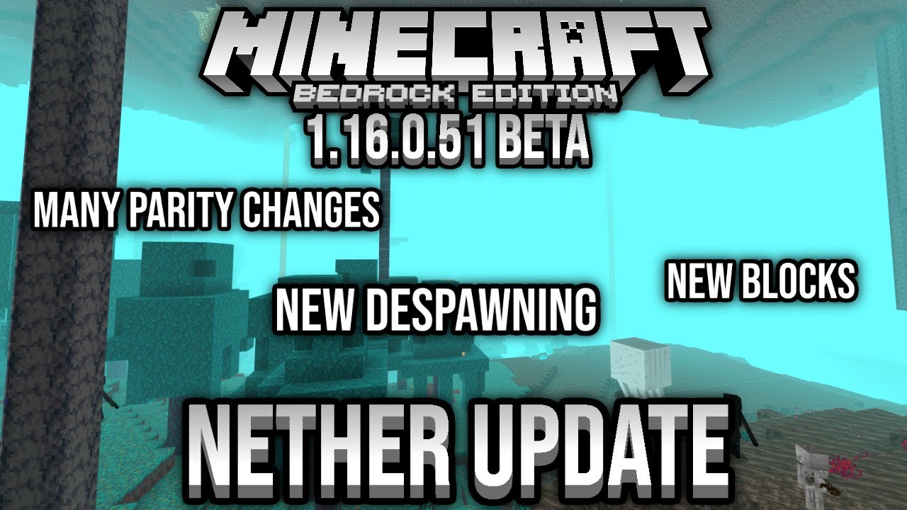 Download Minecraft PE 1.16.0.59 apk free: Nether Update