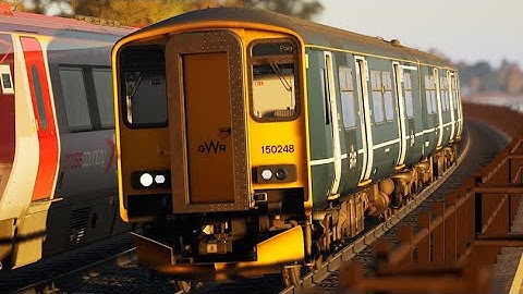 Train sim world 6 - Riviera line - Class 150/2 GWR departing star cross