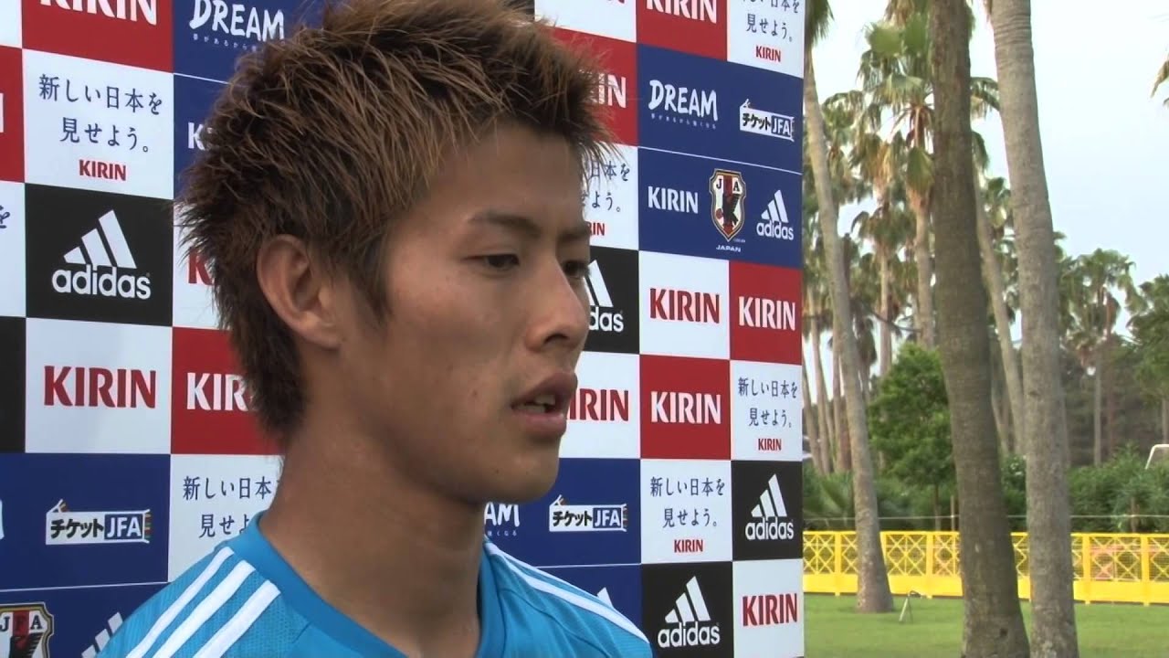 日本代表合宿(5/23) 柿谷曜一朗インタビュー - YouTube