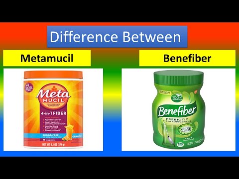 Difference Between Metamucil and Benefiber