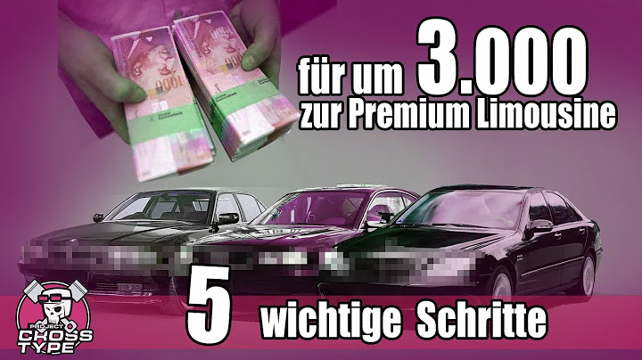5 steps how to get premium luxury limousines under 3,000 euros - from practice
