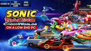 Sonic Racing: CrossWorlds على جهاز كمبيوتر منخفض المواصفات | بدون بطاقة رسومات | i3 screenshot 5