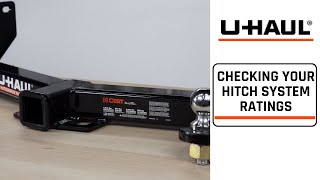 Checking your Hitch System Ratings by U-Haul Trailer Hitches And Towing 132 views 12 days ago 2 minutes, 24 seconds