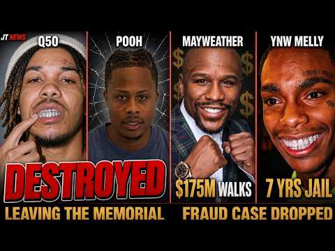 Q50 Bloodhound Poohman DESTROYED Leaving Memorial, Mayweather WALKS From $175M Fraud Case, YNW MELLY