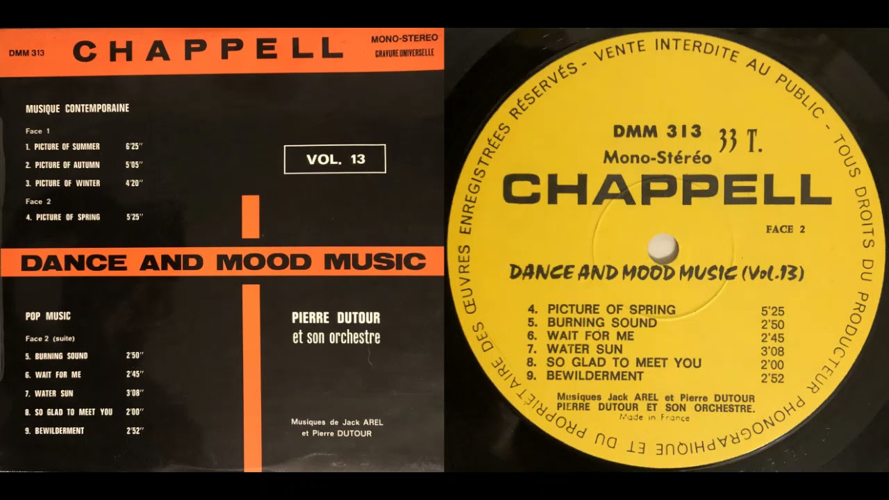 Pierre DUTOUR et SON ORCHESTRE – [B2] Burning Sound [France 1970]