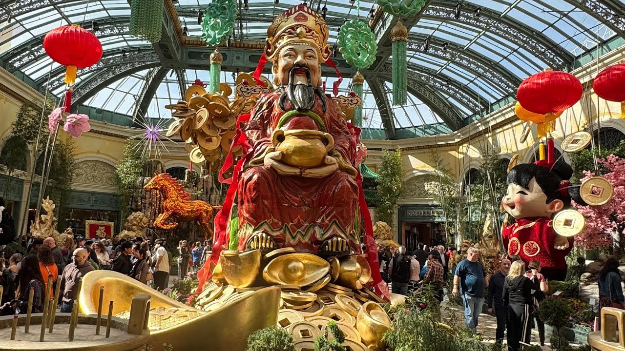 Chinese New Year Bellagio Conservatory & Botanical Garden Feb. 2026