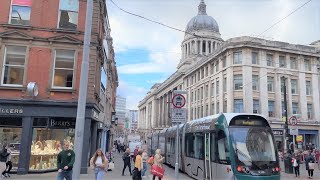 ⁴ᴷ Walking Tour Nottingham City Centre, England, UK