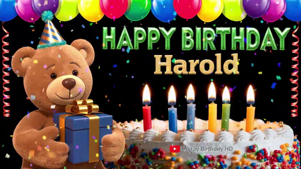 Harold Happy birthday To You - Happy Birthday song name Harold 🎁 🎂