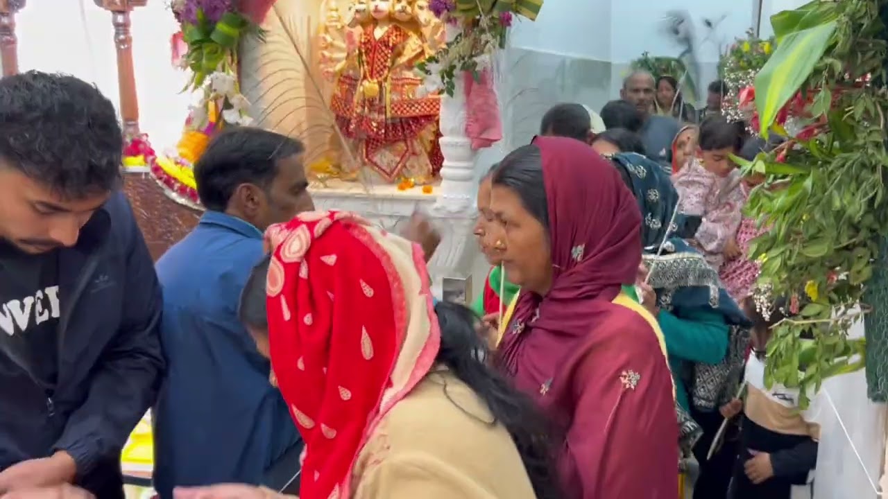 खाटूश्याम का भव्य मंदिर हरबर्टपुर विकासनगर #uttarakhand 