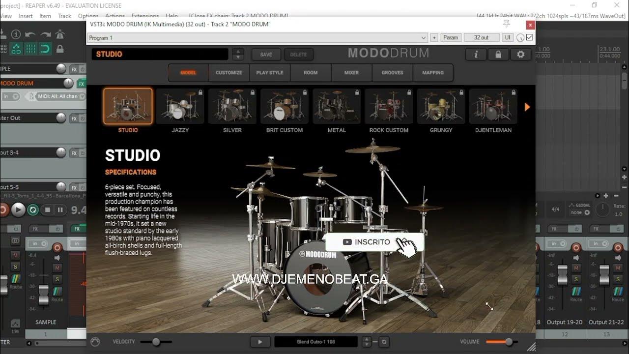 IK MULTIMEDIA MODO DRUM A MELHOR BATERIA VSTI GRÁTIS YouTube