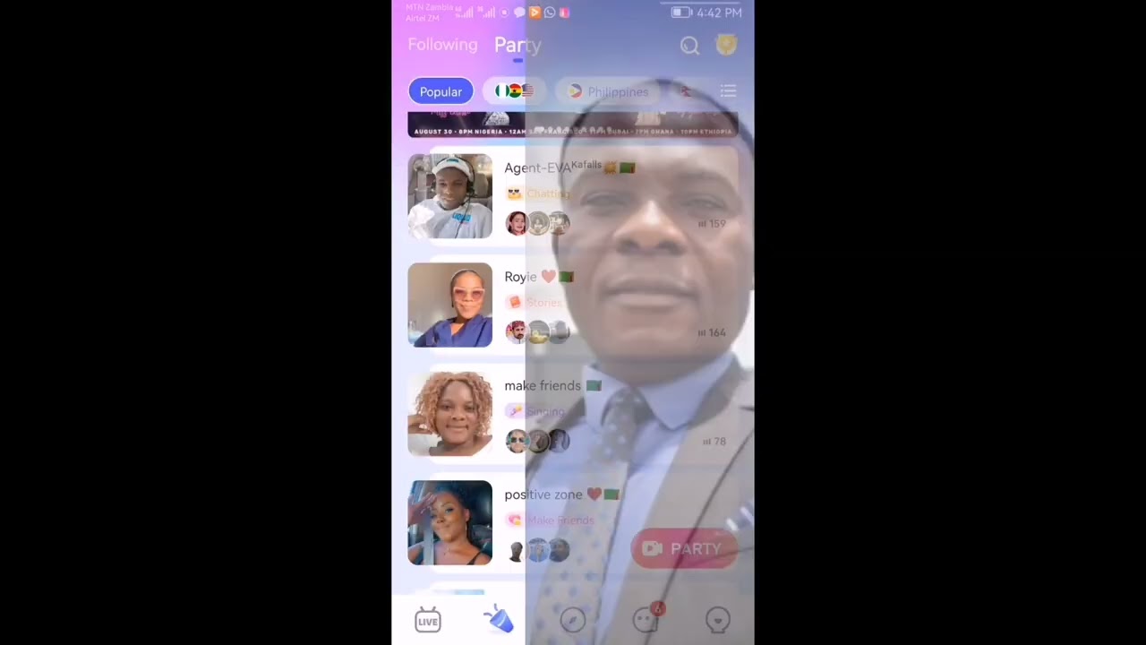 How to change your Poppo Live nickname and putting a team tag.