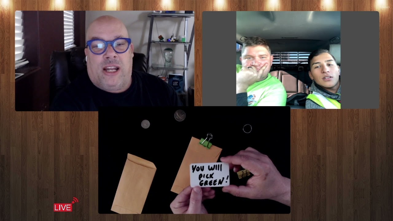 Predicting from a 2 Sealed Envelopes - Reality Twister Johnathan Smith is a New York City Mentalist