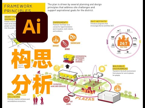 构思分析不会画？那模仿一下SASAKI这种国际大师总会吧！