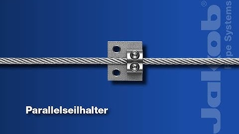 Jakob Rope Systems A1 Self Assembly | Parallelseilhalter