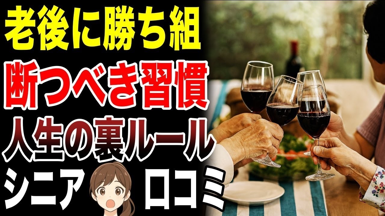 【老後の幸せ】定年後に気付いたやめたら人生が好転する行動・習慣　口コミ30選紹介します　#高齢者  #口コミ