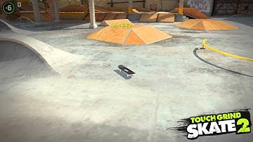 Touchgrind Skate 2: Hardflip bs tailslide and lines