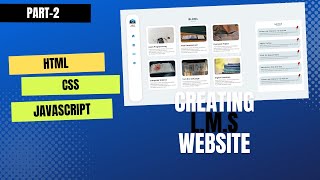 js projects for beginners in hindi | html css javascript project | lms | full responsive website