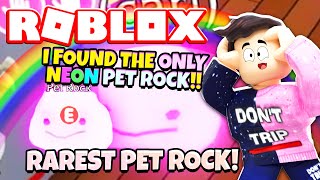 I Found the ONLY NEON PET ROCK in Adopt Me! NEW Adopt Me Rock Pet Update (Roblox)